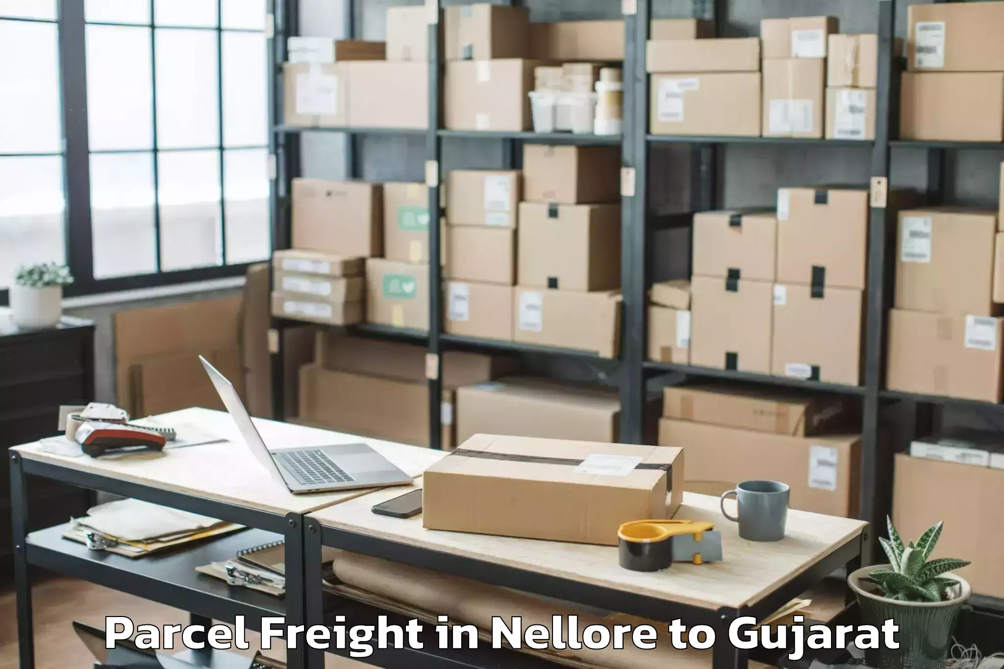 Quality Nellore to Suamandeep Vidyapeeth Vadodara Parcel Freight